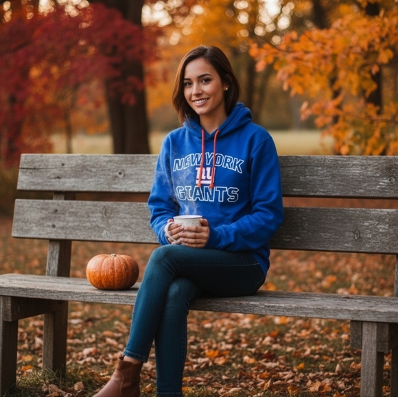NY Giants pullover hoodie S - Picture 1 of 8